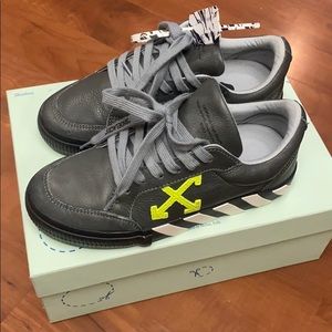 Off-White Leather Sneakers